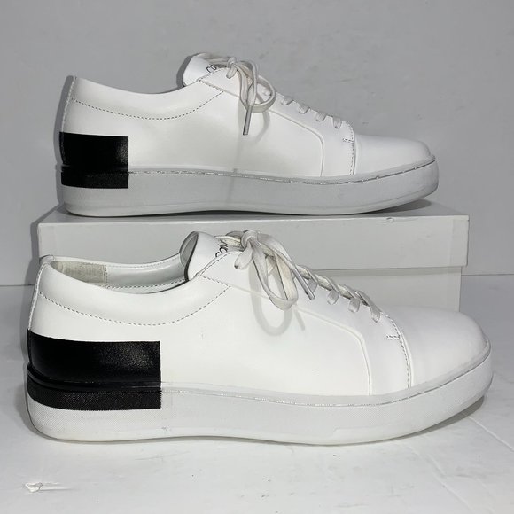 Calvin Klein White Sneakers Mens Size 8US - Picture 1 of 8
